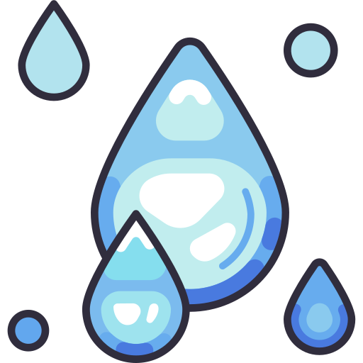 水 Generic Outline Color icon