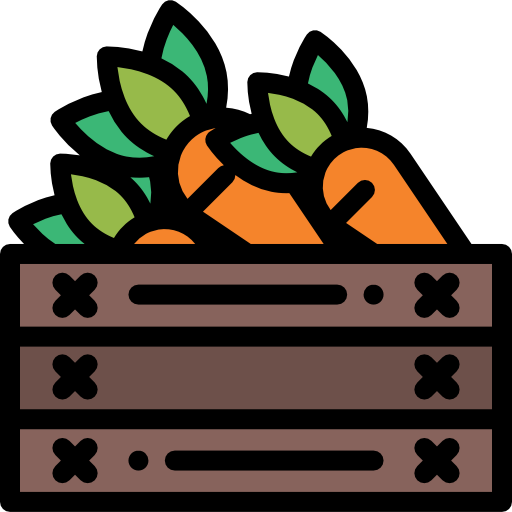 Carrots Detailed Rounded Lineal color icon