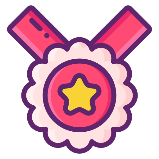 medaille Flaticons Lineal Color icon