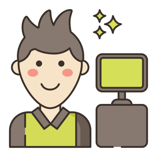 Clerk Flaticons Lineal Color icon