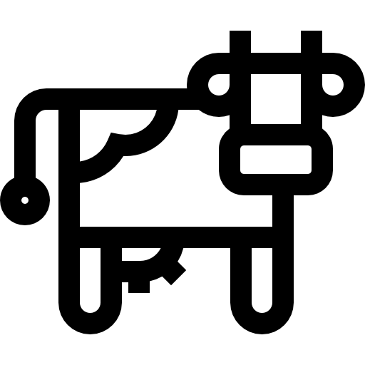 Корова Basic Straight Lineal иконка