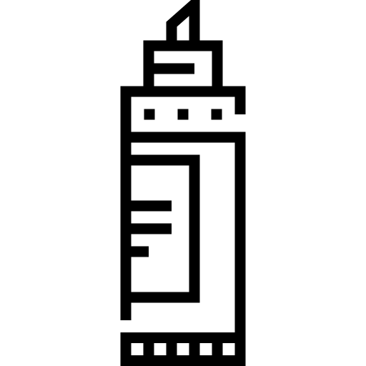 marcatore Detailed Straight Lineal icona