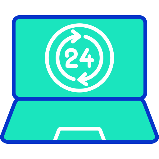 24 hours Generic Outline Color icon