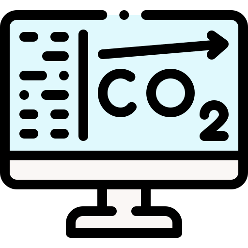 co2 Detailed Rounded Lineal color Ícone