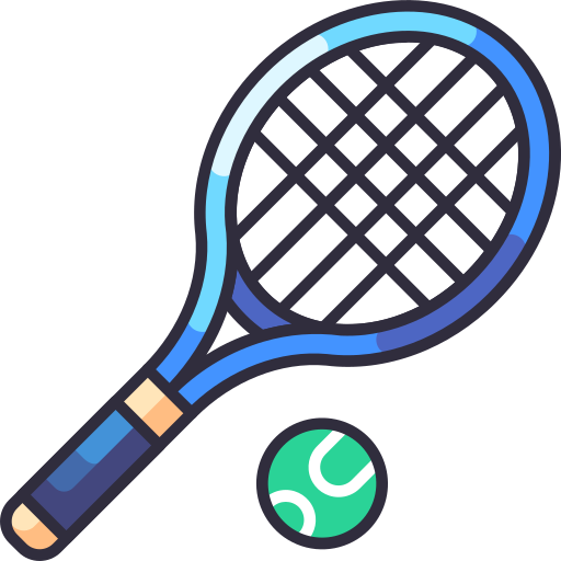 Tennis Generic Outline Color icon