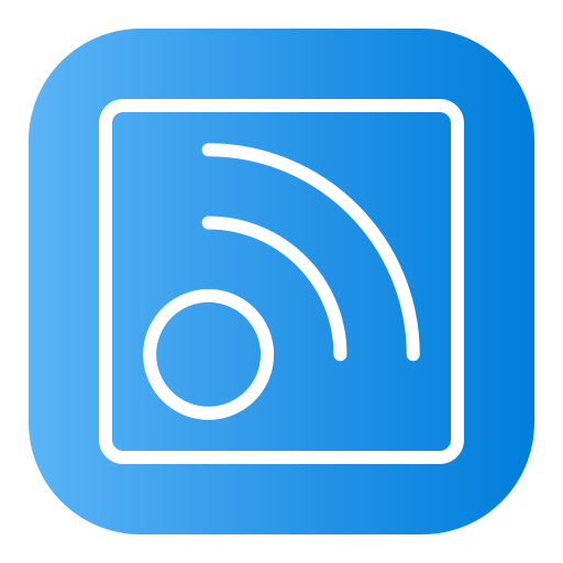 rss Generic Flat Gradient icon