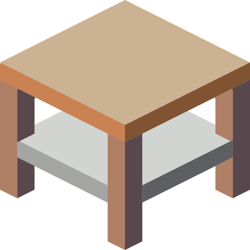 tafel Isometric Miscellany Flat icoon