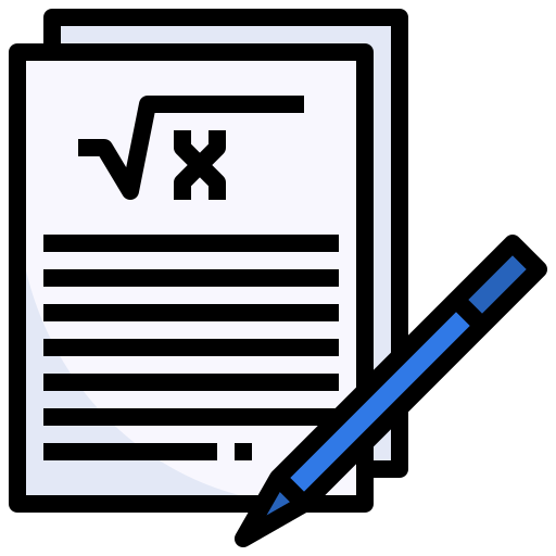 math Surang Lineal Color Icône