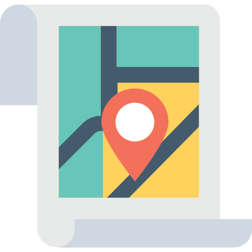 gps Flat Color Flat icon