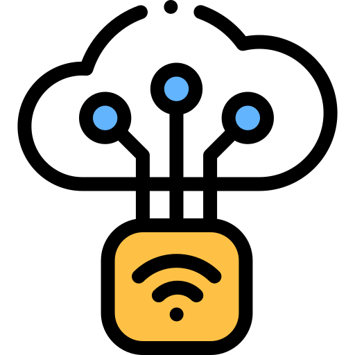 iot Detailed Rounded Lineal color icon