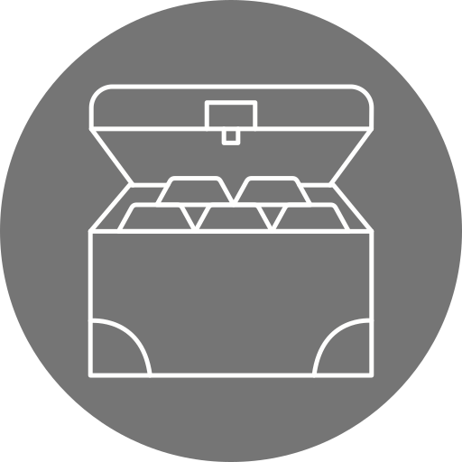 Treasure chest Generic Circular icon