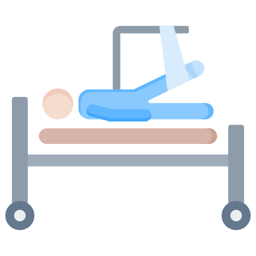 Broken leg Generic Flat icon