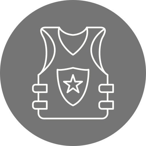 Bulletproof vest Generic Circular icon