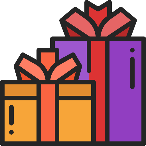 geschenkbox Generic Outline Color icon