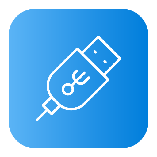 usb Generic Flat Gradient icoon