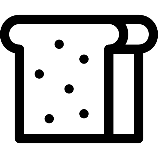 pane Basic Rounded Lineal icona