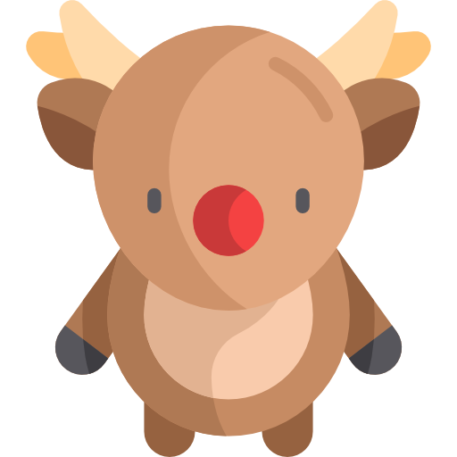 Deer Kawaii Flat icon