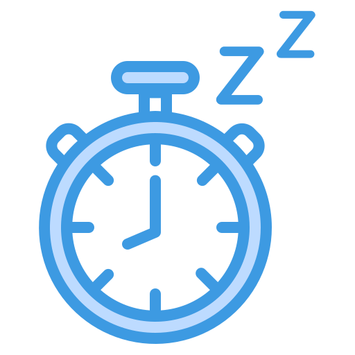 Time to sleep Generic Blue icon