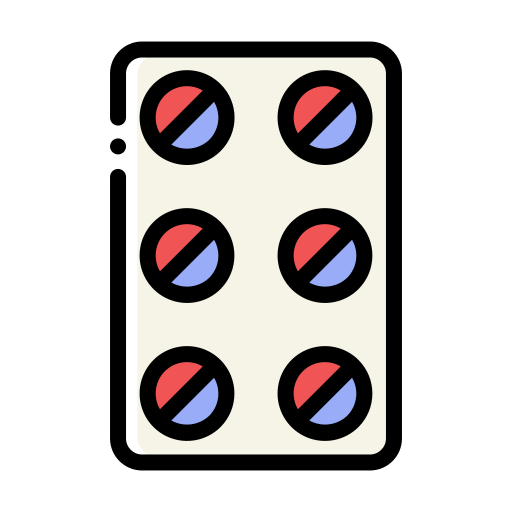 Pills Generic Color Omission icon