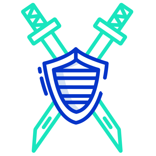 Sword Icongeek26 Outline Colour icon