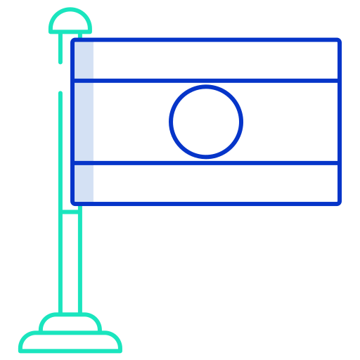 laos Icongeek26 Outline Colour ikona