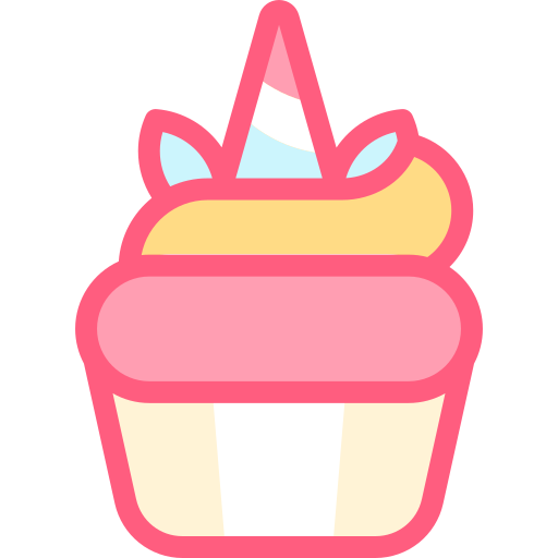 cupcake Detailed color Lineal color icon