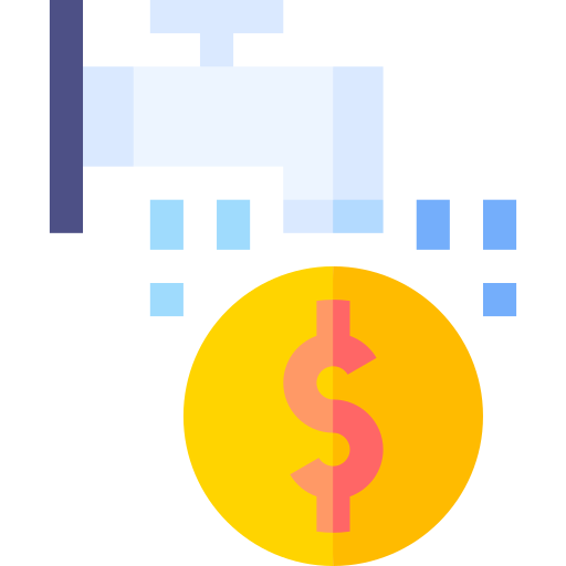 Money flow Basic Straight Flat icon