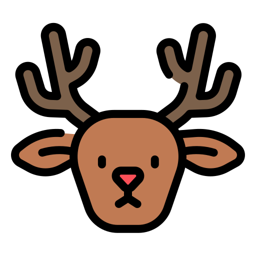 Reindeer Generic Outline Color icon