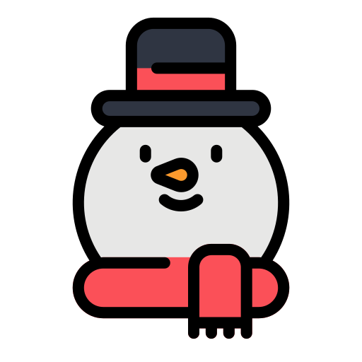 Snowman Generic Outline Color icon