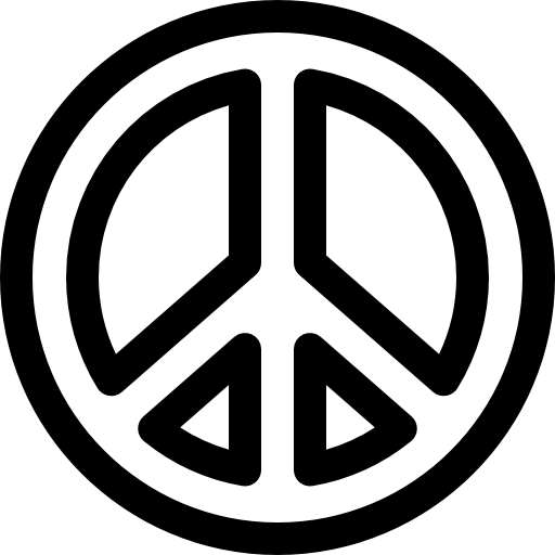 paix Basic Rounded Lineal Icône