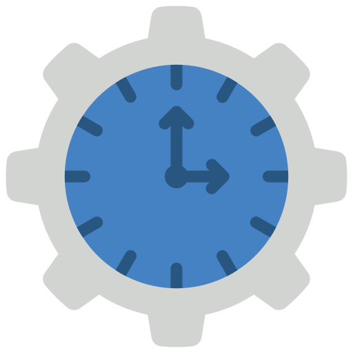 Clock Basic Miscellany Flat icon