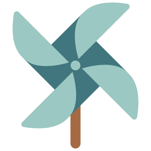 Pinwheel Basic Miscellany Flat icon