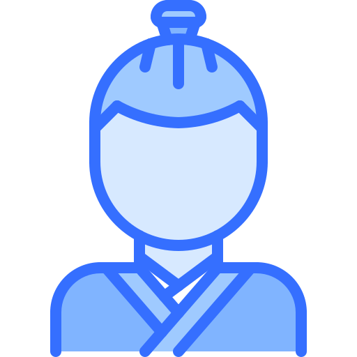 mann Coloring Blue icon