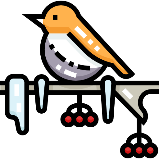 鳥 Detailed Straight Lineal color icon