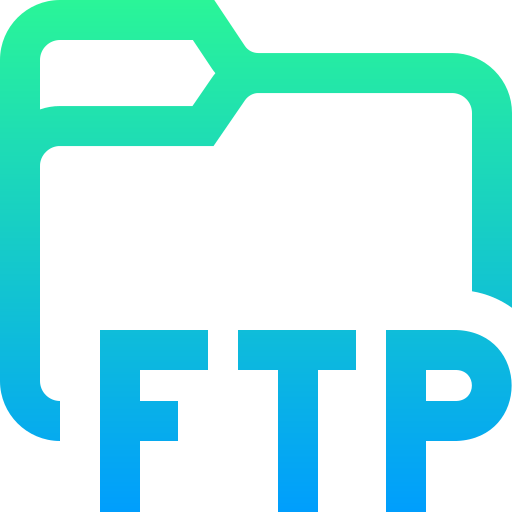 ftp Super Basic Straight Gradient icon