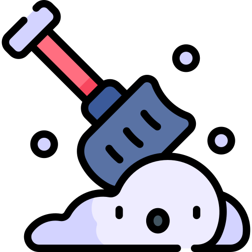 Snow Kawaii Lineal color icon