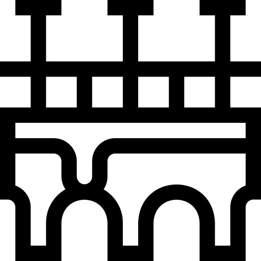 pont Basic Straight Lineal Icône