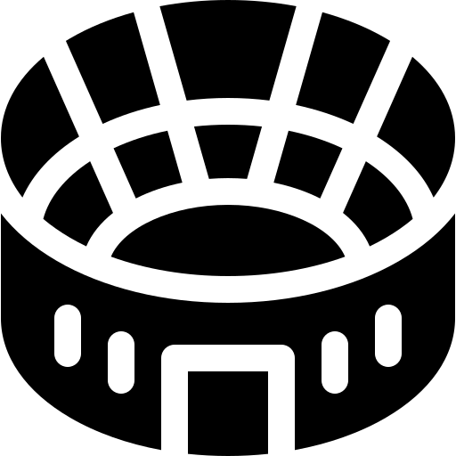 stade Basic Rounded Filled Icône