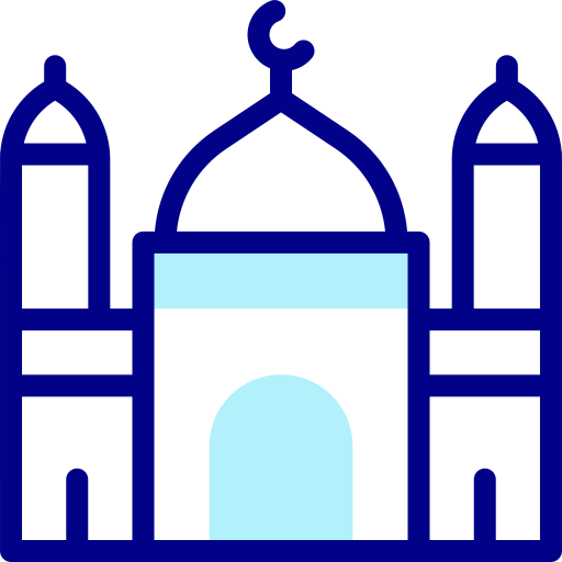 moschee Detailed Mixed Lineal color icon