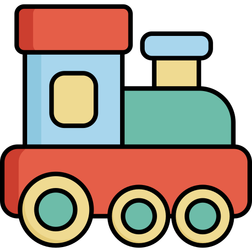 おもちゃの列車 Generic Outline Color icon