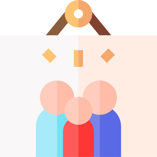 familie Basic Straight Flat icon