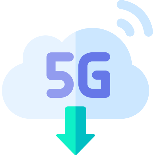 5g Basic Rounded Flat icon