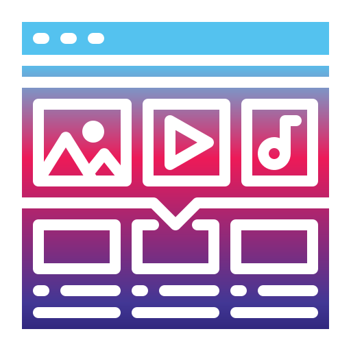 Multimedia Generic Flat Gradient icon