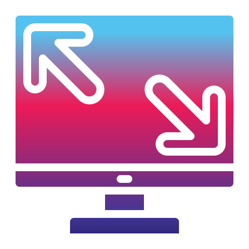 Maximize Generic Flat Gradient icon
