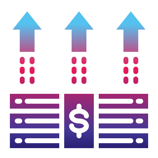 geld Generic Flat Gradient icoon