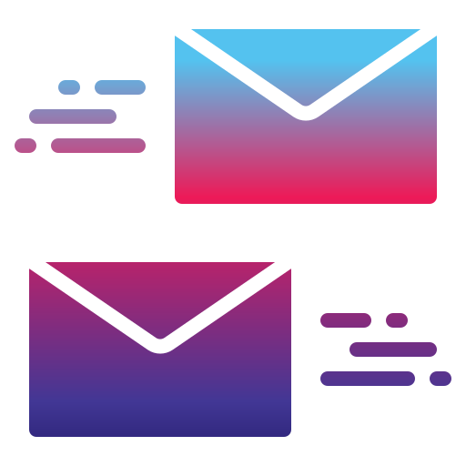 Send mail Generic Flat Gradient icon