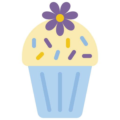 cupcake Basic Miscellany Flat icon