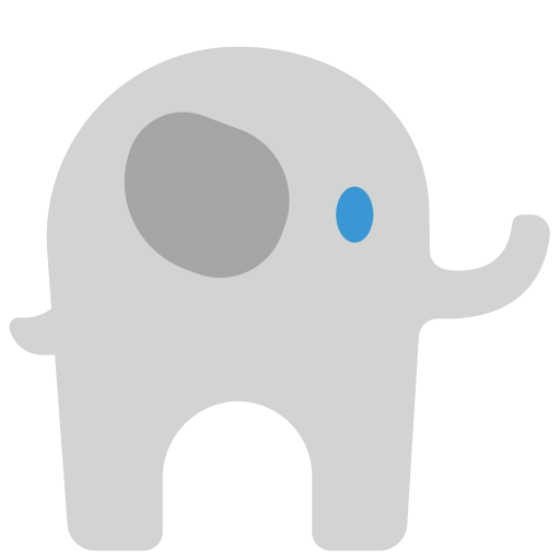 elefant Basic Miscellany Flat icon