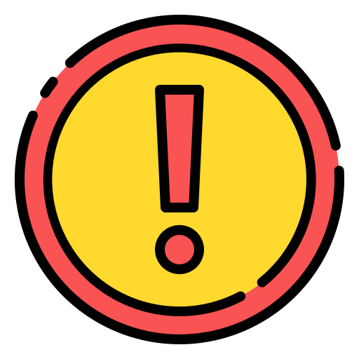 Danger Good Ware Lineal Color icon