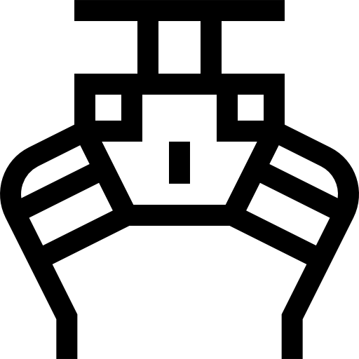 industrieroboter Basic Straight Lineal icon